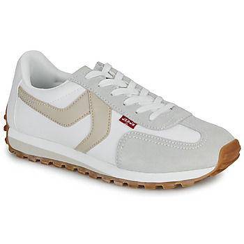 Shoes Women Low top trainers Levi's STRYDER RED TAB S White