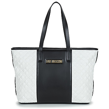 Bags Women Small shoulder bags Love Moschino QUILTED BICOLOUR White / Black