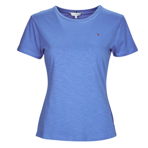 Clothing Women Short-sleeved t-shirts Tommy Hilfiger 1985 SLIM SLUB C-NK SS Blue