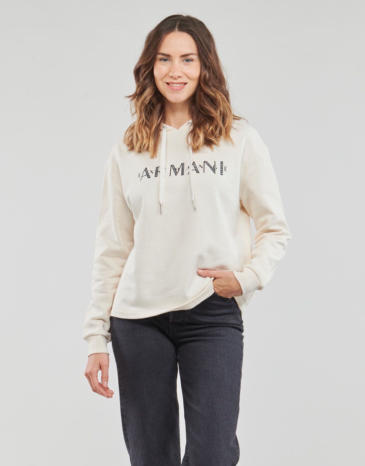 Clothing Women Sweaters Armani Exchange 6RYM95 Beige