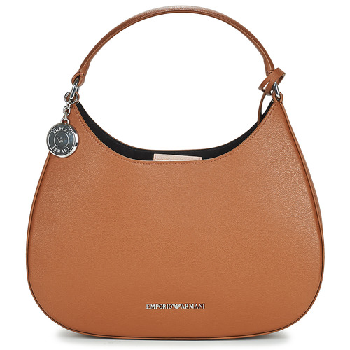Bags Women Small shoulder bags Emporio Armani WOMAN'S HOBO BAG Cognac