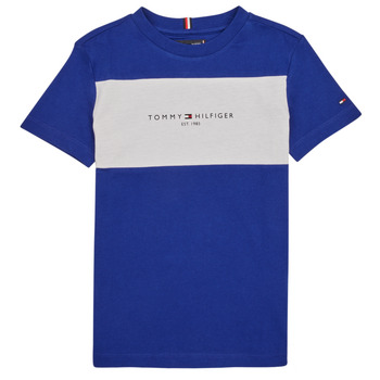 Clothing Boy Short-sleeved t-shirts Tommy Hilfiger ESSENTIAL COLORBLOCK TEE S/S Marine