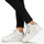 Shoes Women Hi top trainers Versace Jeans Couture 75VA3SJ1 White / Silver