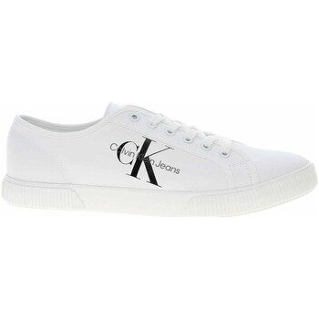 Shoes Men Low top trainers Calvin Klein Jeans YM0YM00306YBR White
