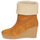 Shoes Women Ankle boots Dream in Green ANELINE Camel