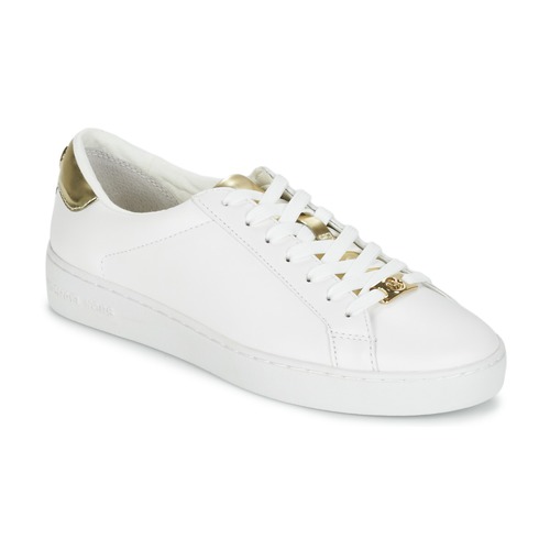 Shoes Women Low top trainers MICHAEL Michael Kors IRVING White / Gold