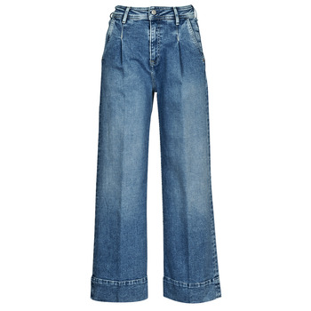Clothing Women Flare / wide jeans Pepe jeans LUCY Blue