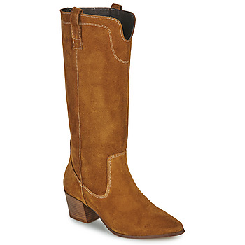 Shoes Women High boots Ikks BX80225 Camel