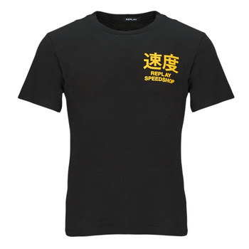 replay  m6659  men's t shirt in black