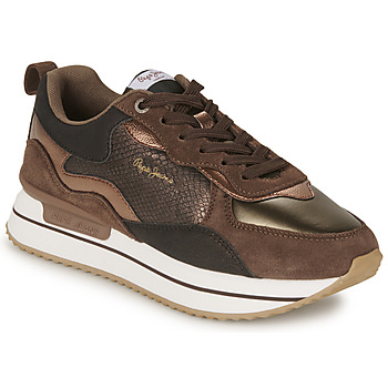 Shoes Women Low top trainers Pepe jeans RUSPER NAS Brown