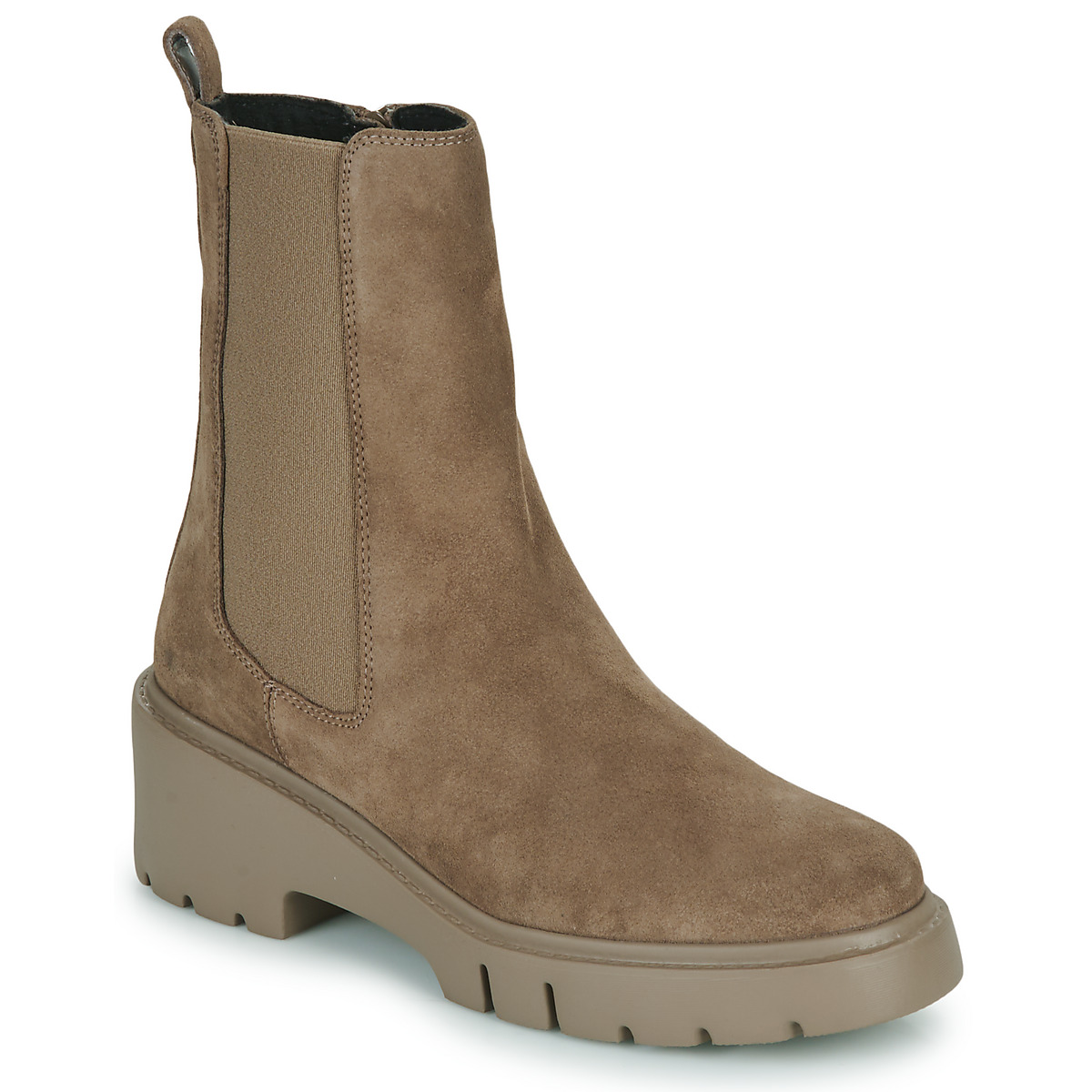 Shoes Women Mid boots Unisa JEWEL Taupe