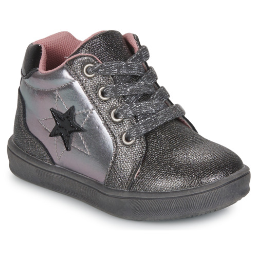 Shoes Girl Hi top trainers Chicco FABIOLA Grey / Silver