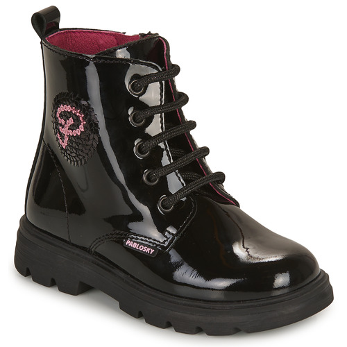 Shoes Girl Mid boots Pablosky 425419 Black