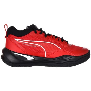Shoes Children Low top trainers Puma Playmaker Pro JR Red