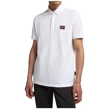 Clothing Men Short-sleeved t-shirts Napapijri Ebea 1 White