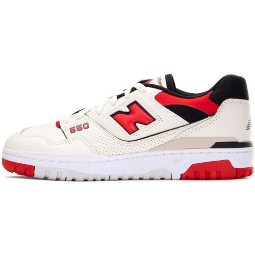 Shoes Men Basketball shoes New Balance 550 Red, White, Cream