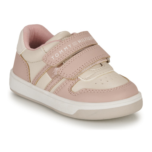 Shoes Girl Low top trainers Tommy Hilfiger T1A9-32955-1355A295 Pink / Beige