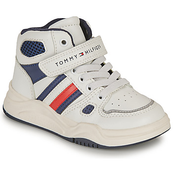 Shoes Boy Hi top trainers Tommy Hilfiger T3B9-33107-1355530 White