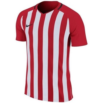 Clothing Boy Short-sleeved t-shirts Nike Striped Division Red, White