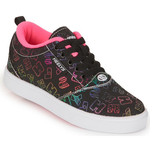 Shoes Girl Wheeled shoes Heelys PRO 20 PRINTS Black / Multicolour