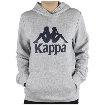 Clothing Boy Sweaters Kappa Taino Kids Hoodie Grey