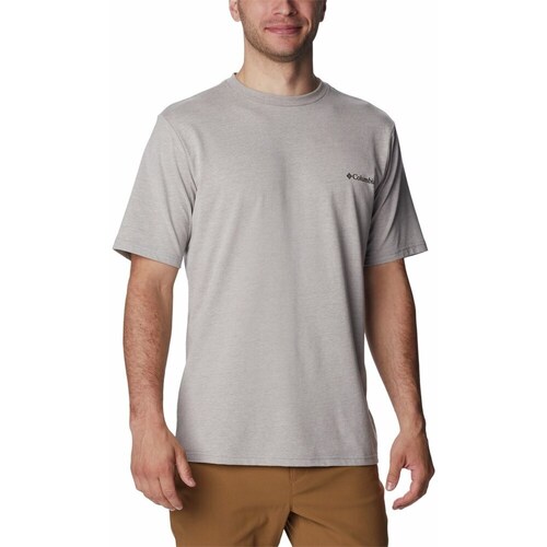 Clothing Men Short-sleeved t-shirts Columbia Csc Basic Logo Grey