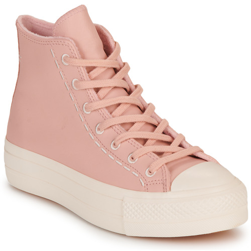Shoes Women Hi top trainers Converse CHUCK TAYLOR ALL STAR LIFT Pink