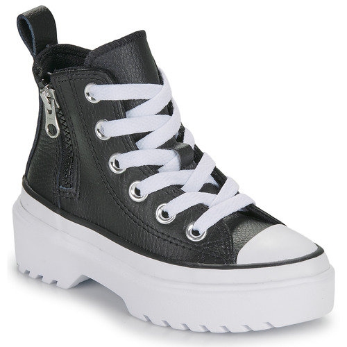 Shoes Girl Hi top trainers Converse CHUCK TAYLOR ALL STAR LUGGED LIFT PLATFORM LEATHER Black