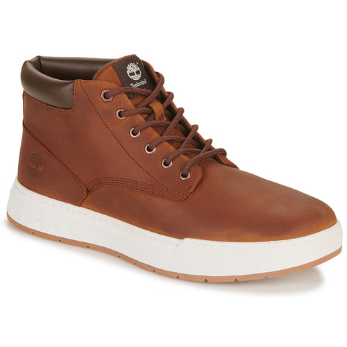 Shoes Men Hi top trainers Timberland MAPLE GROVE LEATHER CHUKKA Brown