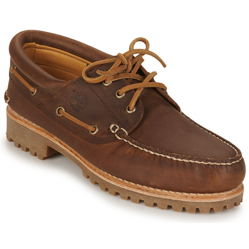 Shoes Men Boat shoes Timberland AUTHENTICS 3 EYE CLASSIC Brown