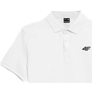 Clothing Men Short-sleeved t-shirts 4F SS23TPTSM038BIAY White