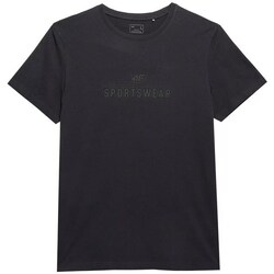 Clothing Men Short-sleeved t-shirts 4F SS23TTSHM539 Black