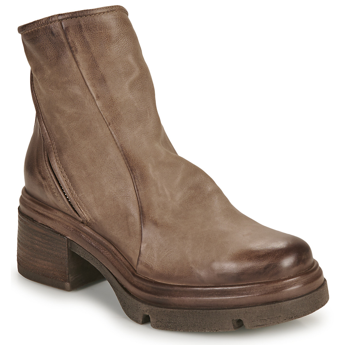 airstep / a.s.98  easy  low  women's mid boots in brown