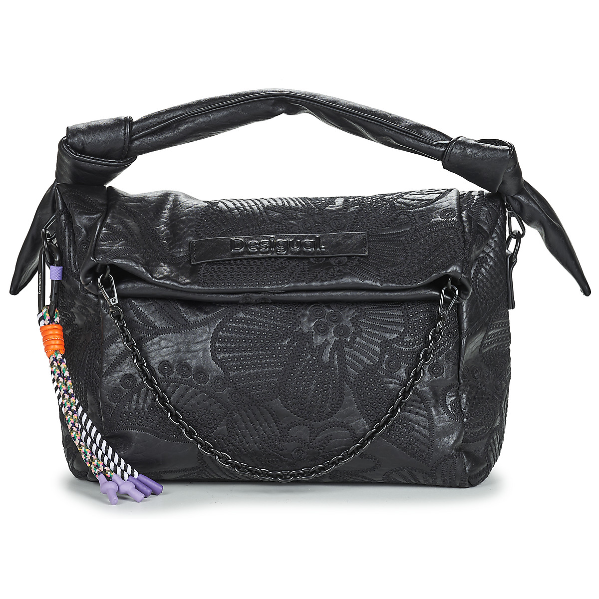 desigual  alpha loverty 3.0  women's handbags in black