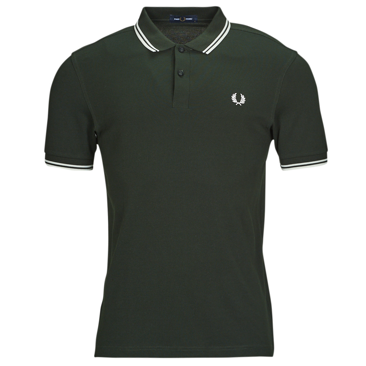 fred perry  twin tipped fred perry shirt  men's polo shirt in green