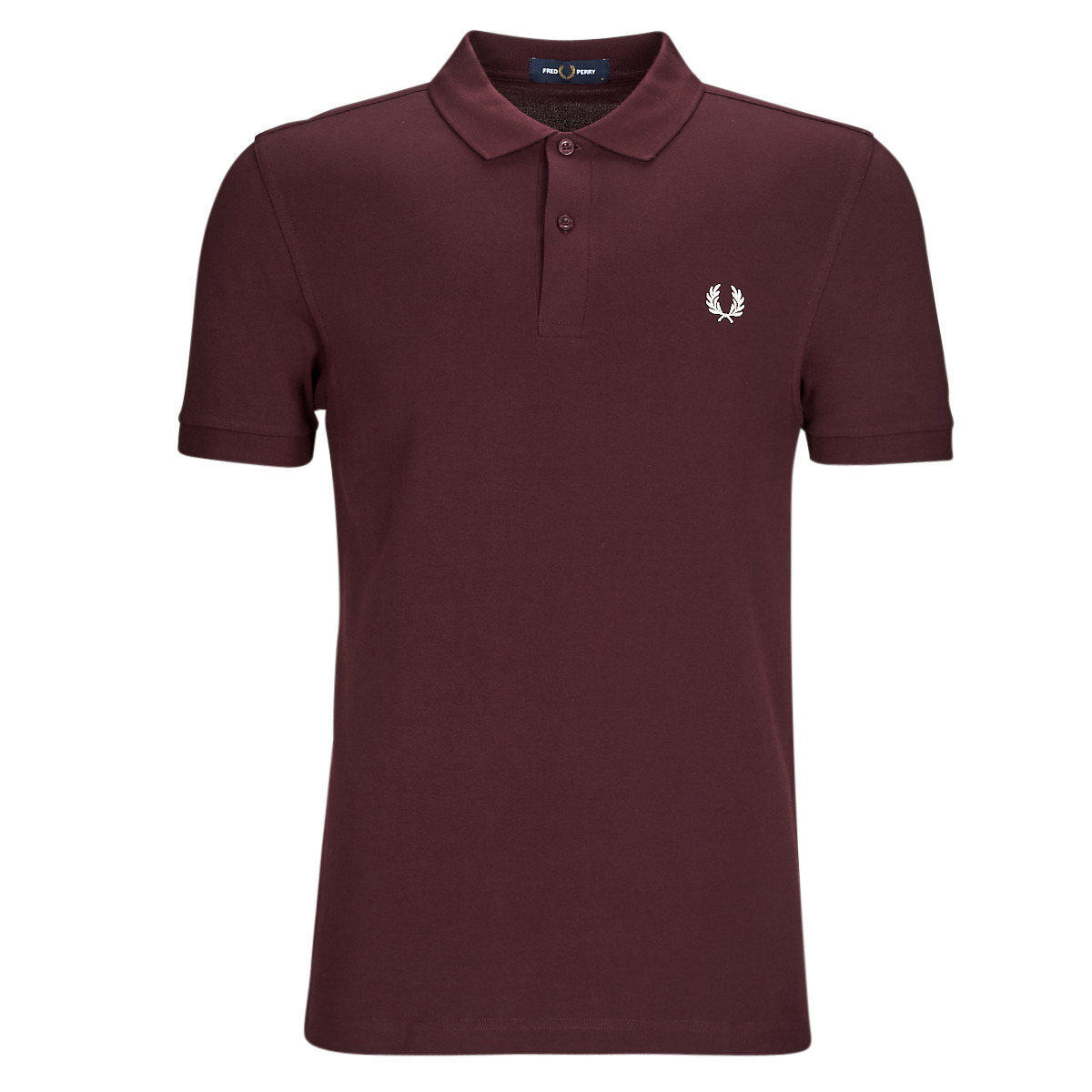 fred perry  plain fred perry shirt  men's polo shirt in bordeaux