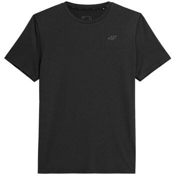 Clothing Men Short-sleeved t-shirts 4F SS23TFTSM259 Black