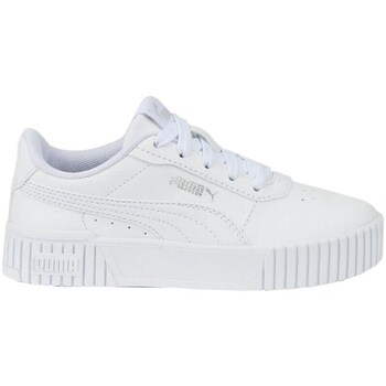 Shoes Children Low top trainers Puma Carina 20 PS JR White