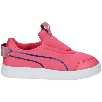 Shoes Children Low top trainers Puma Courtflex V2 Slip ON PS Pink