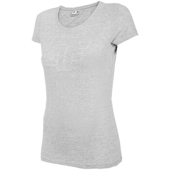 Clothing Women Short-sleeved t-shirts 4F TSD353 Grey