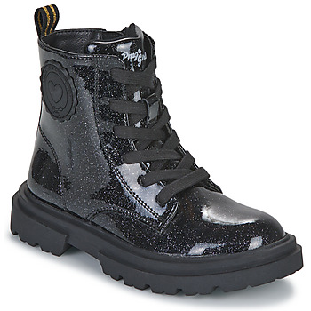Shoes Girl Mid boots Primigi GIRL CAMDEN Black / Glitter