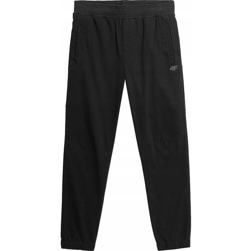 Clothing Men Trousers 4F SS23TTROM154 Black