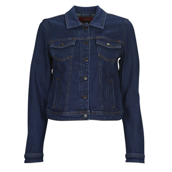 Clothing Women Denim jackets Esprit Trucker Jacket Blue
