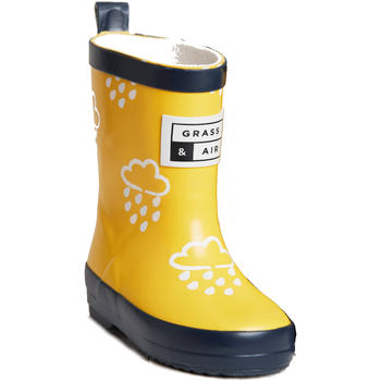 Shoes Children Wellington boots Grass & Air Adventure Yellow