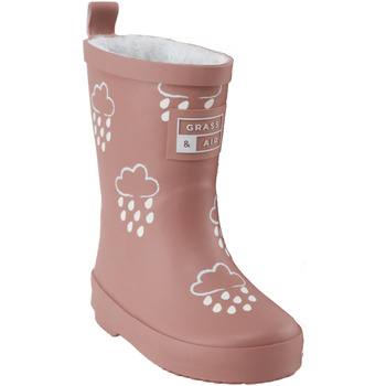 Shoes Children Wellington boots Grass & Air Adventure Pink