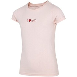 Clothing Girl Short-sleeved t-shirts 4F JTSD005 Pink