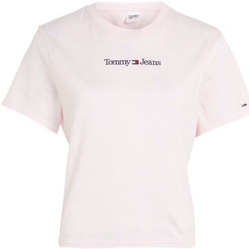 Clothing Women Short-sleeved t-shirts Tommy Hilfiger DW0DW15049TJ9 Pink