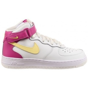 Shoes Women Hi top trainers Nike Air Force 1 Mid Pink, White