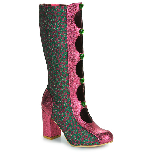 Shoes Women High boots Irregular Choice DITSY DARLING Pink / Green