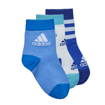 Shoe accessories Children Sports socks Adidas Sportswear LK SOCKS 3PP Blue / White